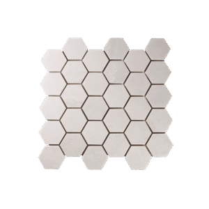 Bianco Marble Mosaic – Hexagon L Bianco Marble Mosaic - Hexagon L