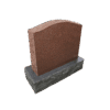 Dallas Granite Oval Top Headstone Dallas Granite Oval Top Headstone