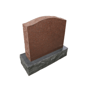 Dallas Granite Oval Top Headstone Dallas Granite Oval Top Headstone