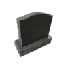 Midnight Black Granite Ogee Top Headstone Midnight Black Granite Ogee Top Headstone