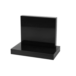 Midnight Black Granite Square Headstone Midnight Black Granite Square Headstone