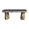 Natural Split Bench Basalt Natural Split Bench Basalt