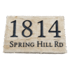 Sandstone House Number Sign Sandstone House Number Sign