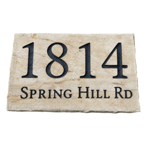 Sandstone House Number Sign Sandstone House Number Sign
