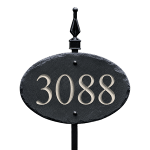 Slate House Number Plaque Slate House Number Plaque