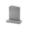 Whistler Granite Half Peon Headstone Whistler Granite Half Peon Headstone
