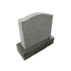 Whistler Granite Ogee Top Headstone Whistler Granite Ogee Top Headstone