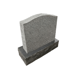 Whistler Granite Ogee Top Headstone Whistler Granite Ogee Top Headstone
