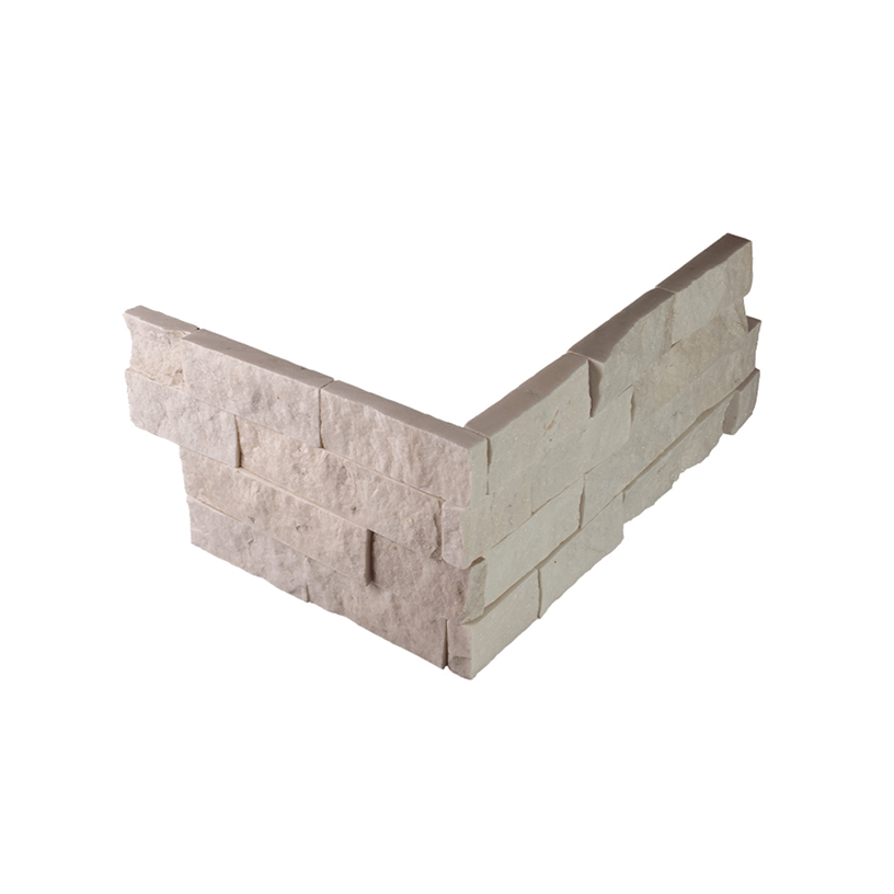White Corner Ledgestone Veneer