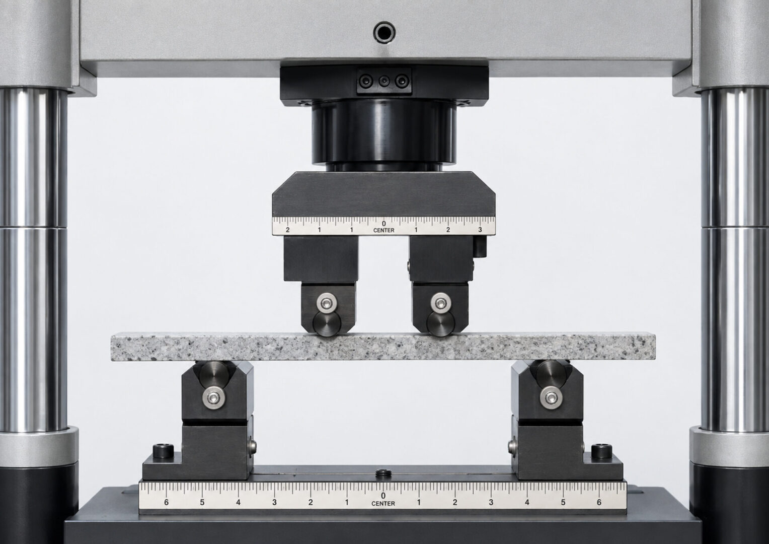 ASTM C880 flexural strength test diagram.