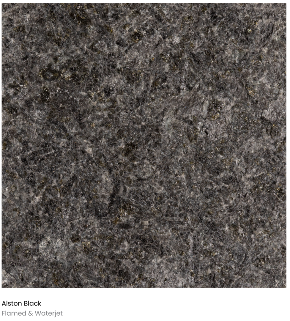 Alston Black Flamed & Waterjet