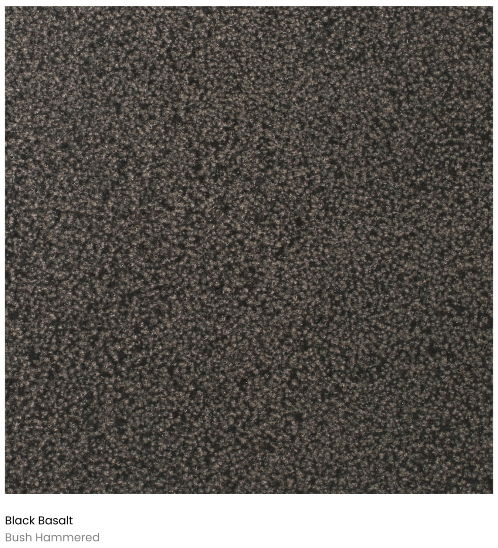 Black Basalt Bush Hammered