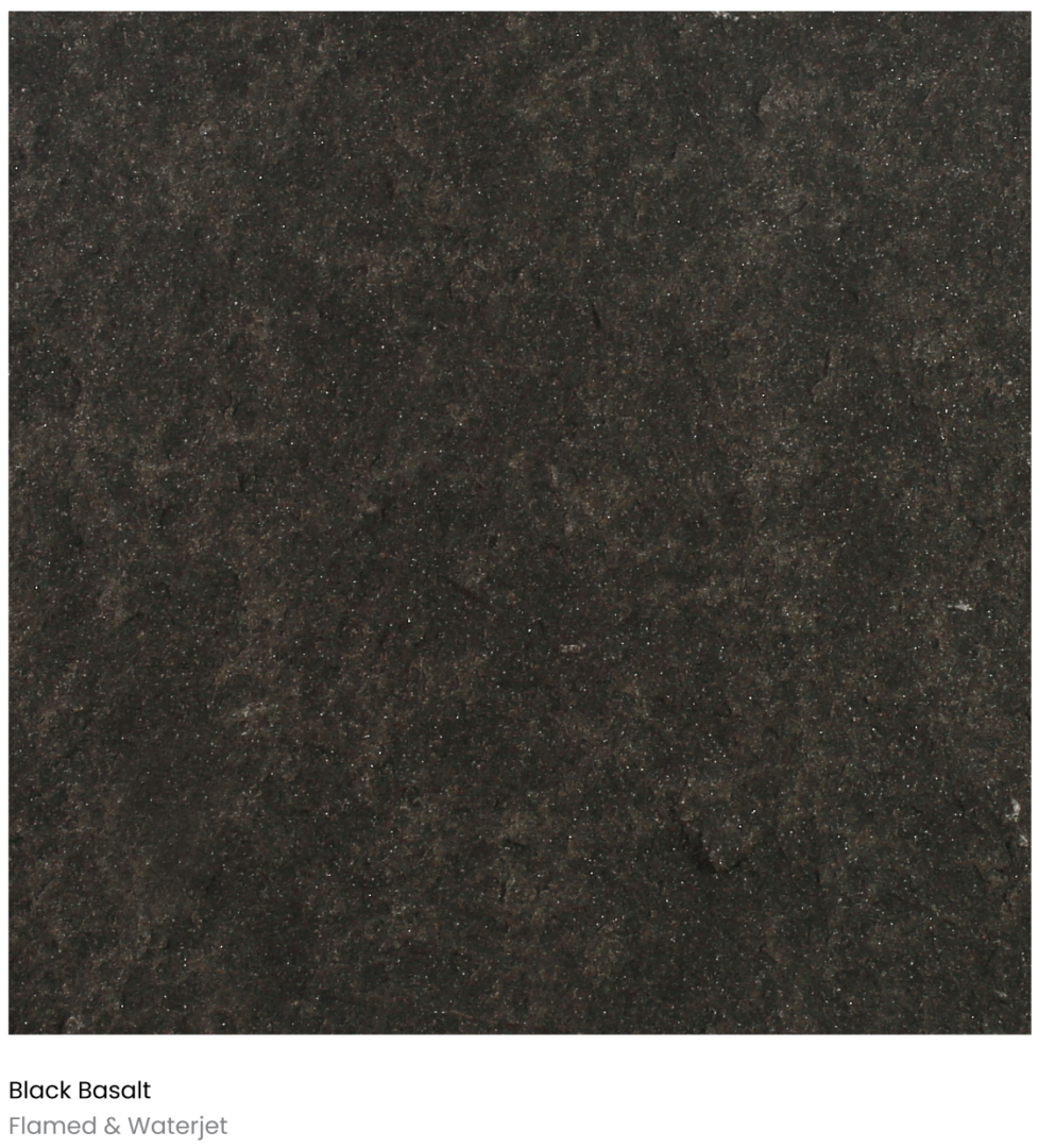 Black Basalt Flamed & Waterjet